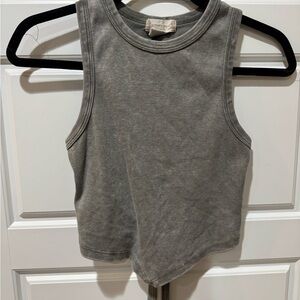 Altar'd State Gray Cotton Top